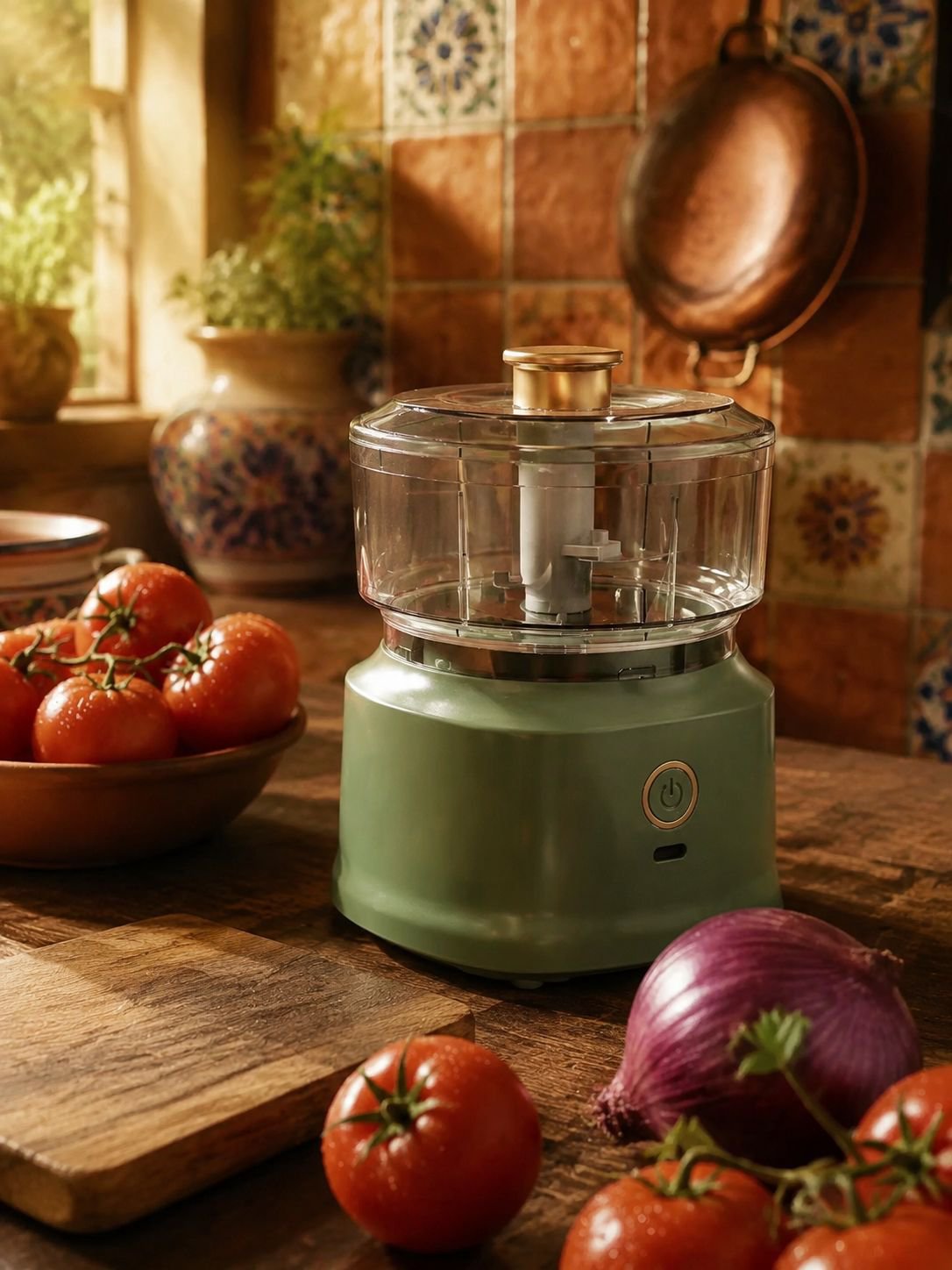 Procesador de alimentos eléctrico multifuncional