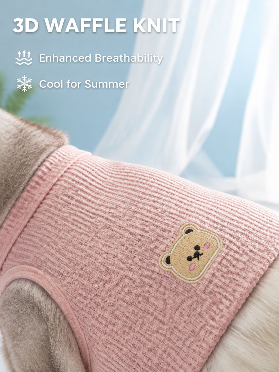 Lightweight Breathable Vest for Cats