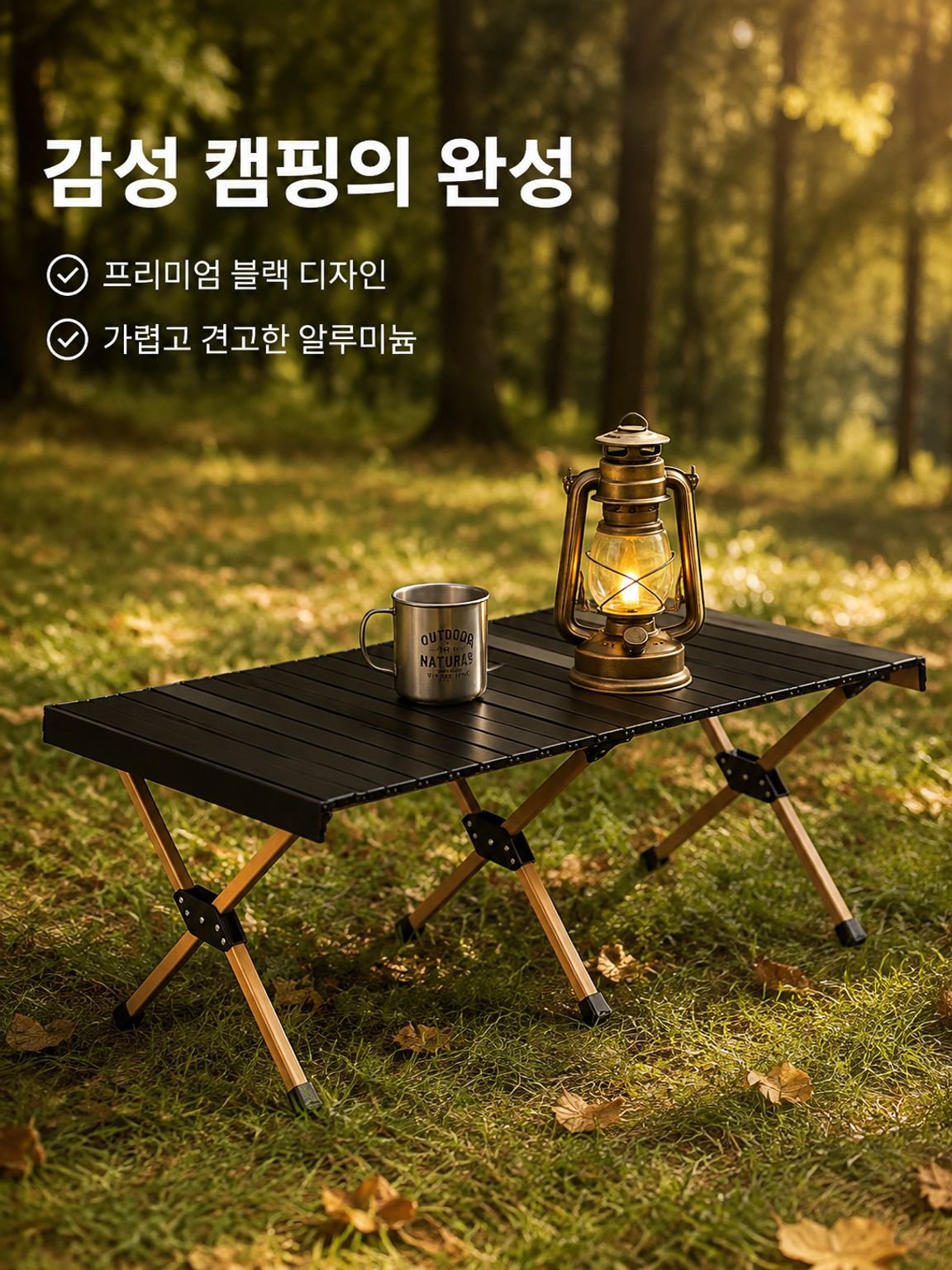 알루미늄 합금 휴대용 접이식 테이블