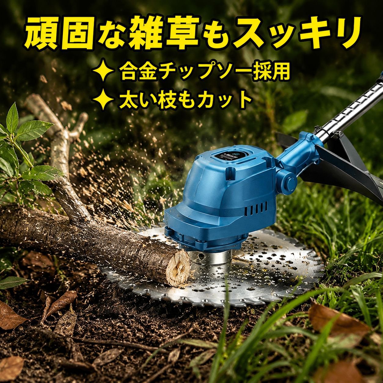 家庭用電動多機能小型芝刈り機
