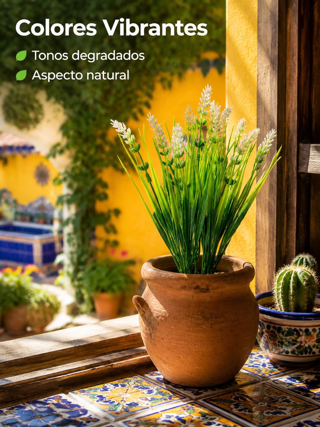 Decoración simulada de estilo pastoral