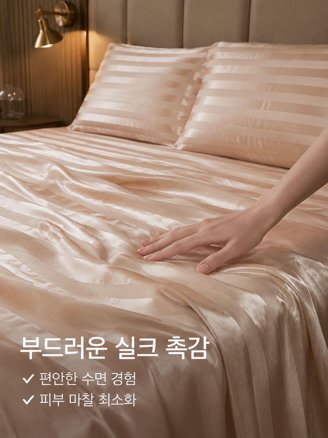 아메리칸 럭셔리 실크 침구 3종 세트