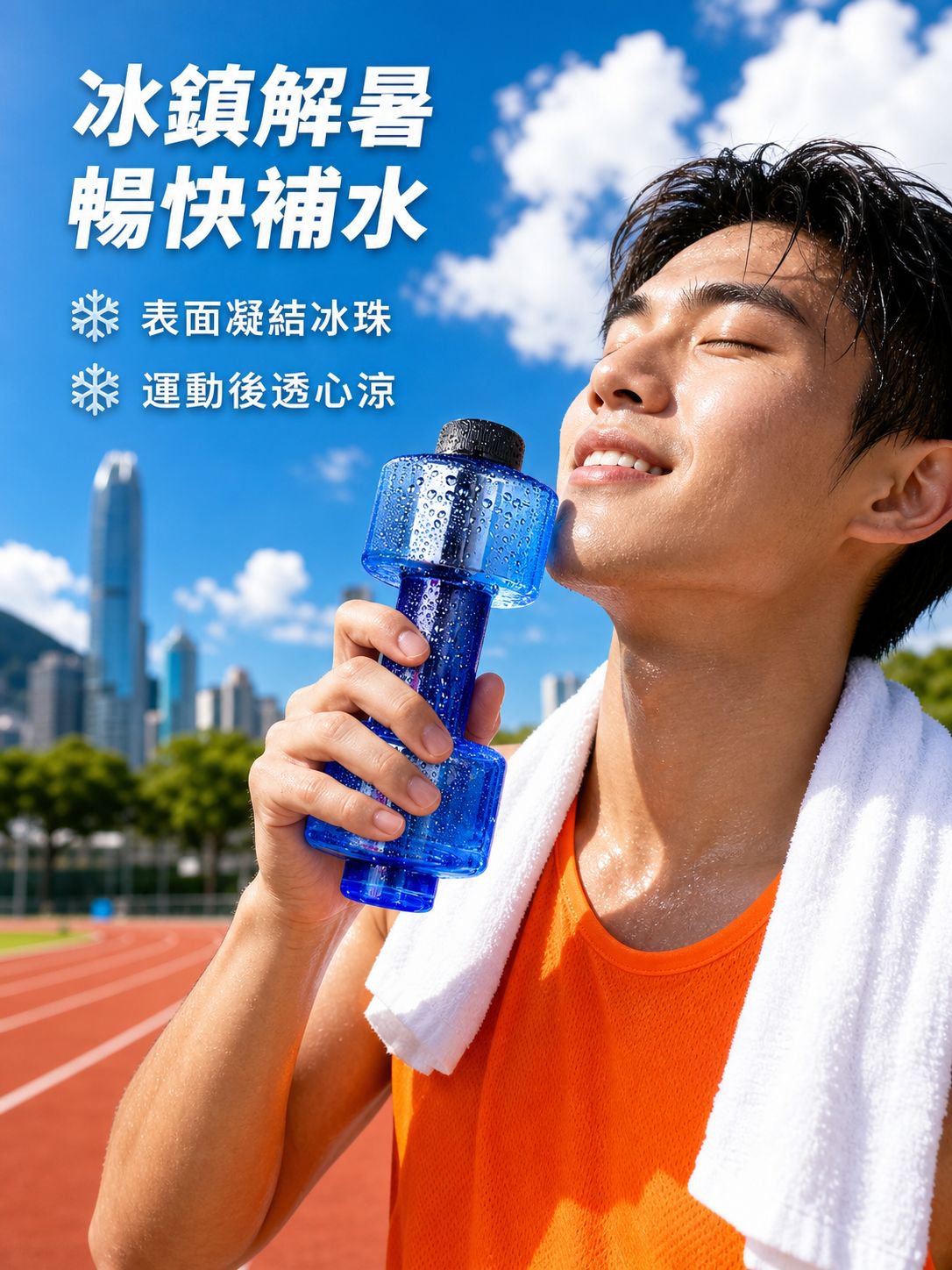 多功能注水啞鈴水瓶