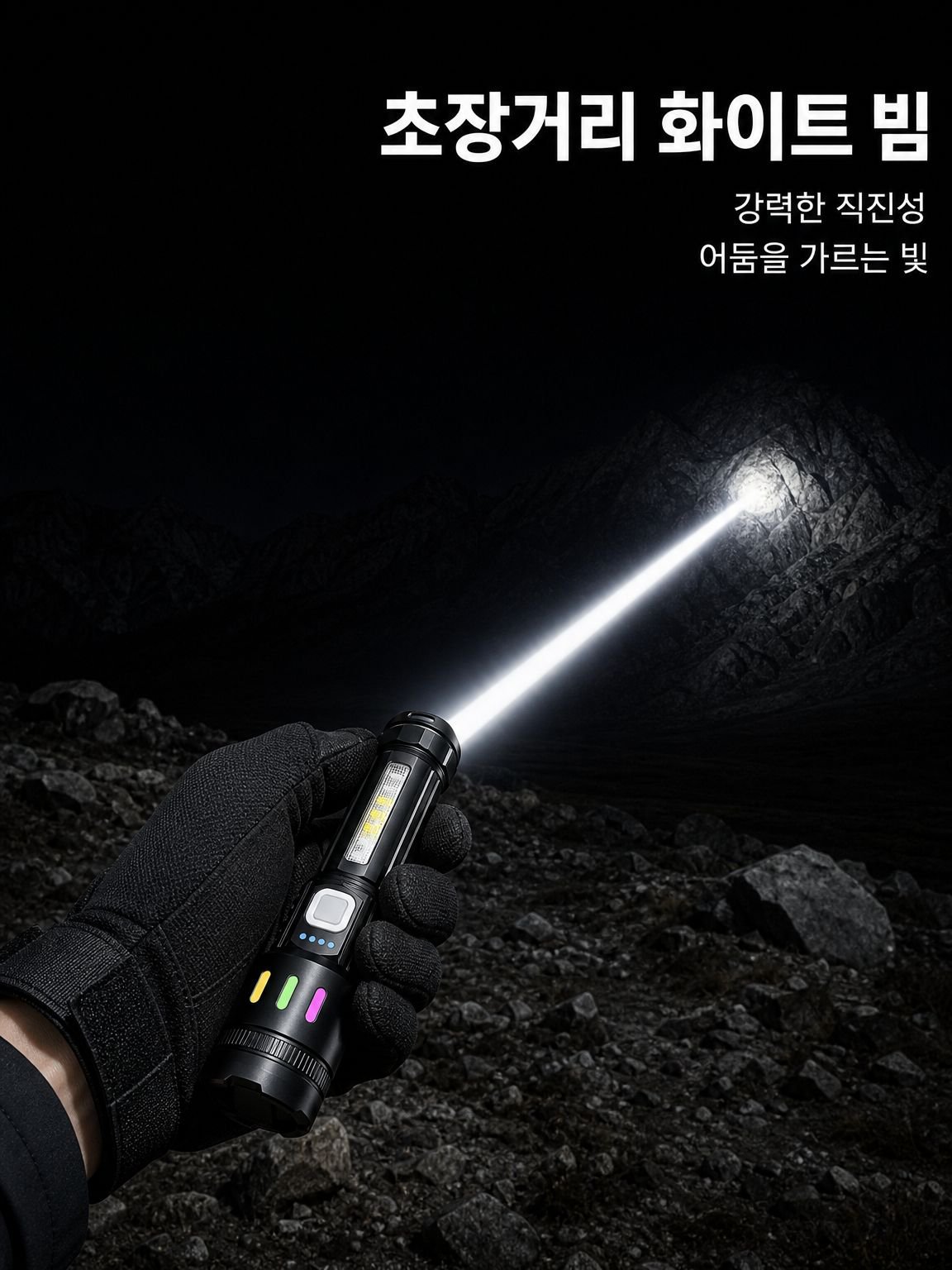 휴대용 화이트 레이저 손전등