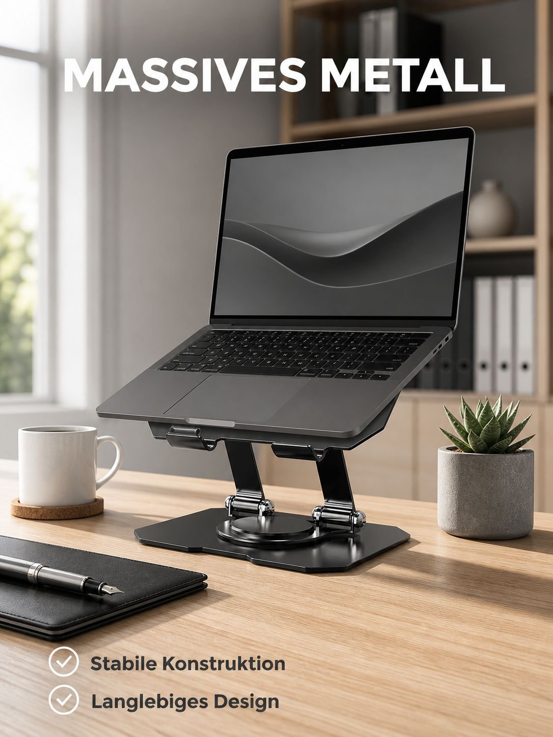 Vollmetall-Laptop-Ständer