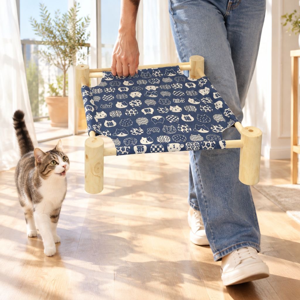 Cama fresca para perros y gatos durante el verano