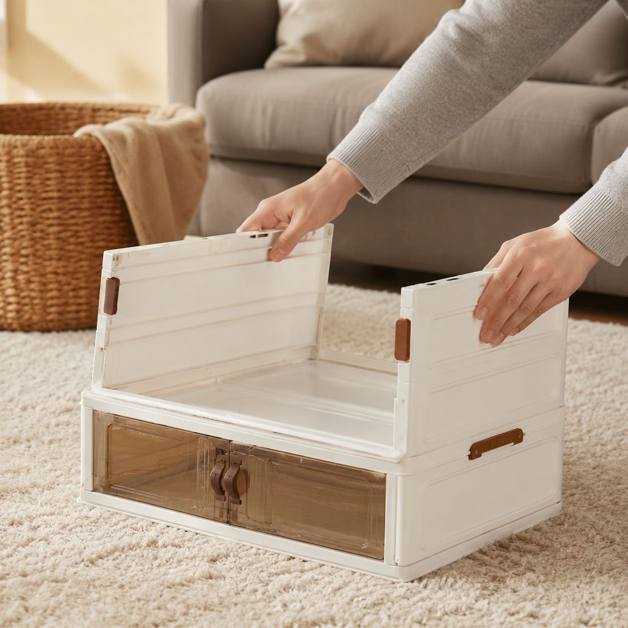 Home storage cabinet with simple and modern design