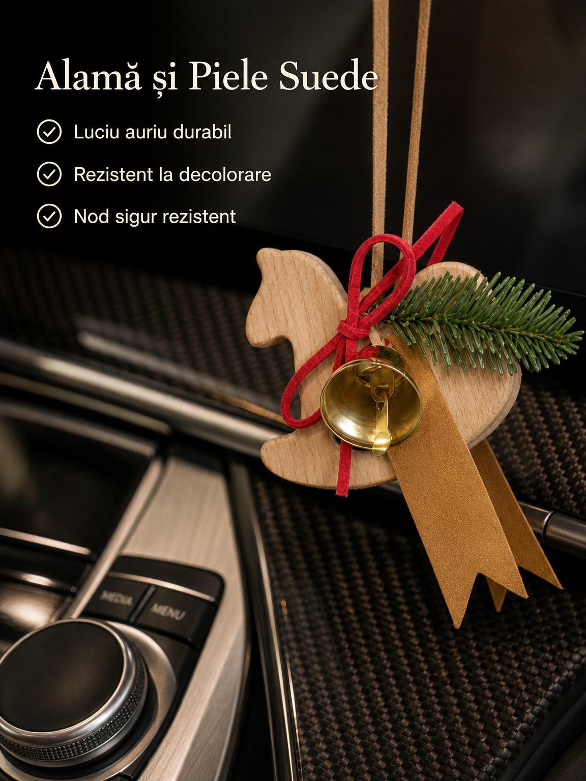 Ornament pentru oglinda retrovizoare a mașinii – Calul Troian