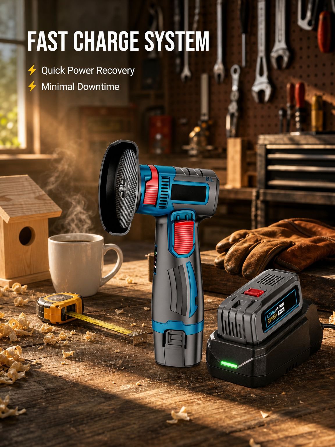 Lithium Battery Rechargeable Handheld Mini Angle Grinder