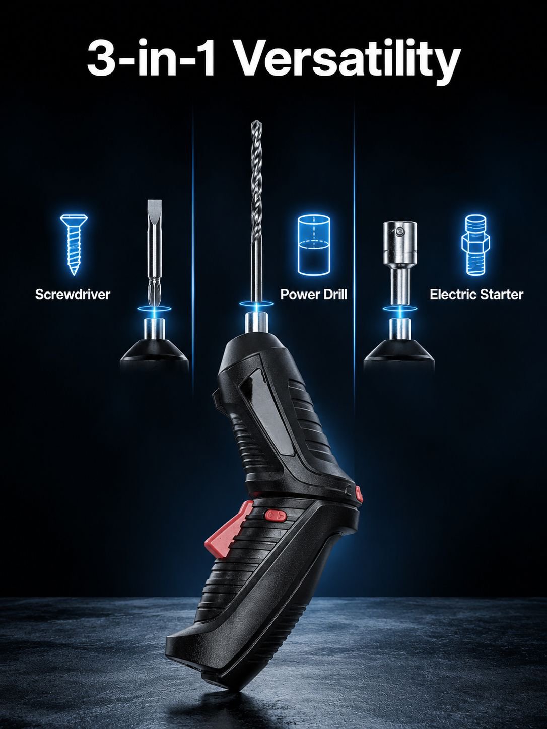 Multifunctional Electric Screwdriver Set Rechargeable Hand Drill Electric Starter