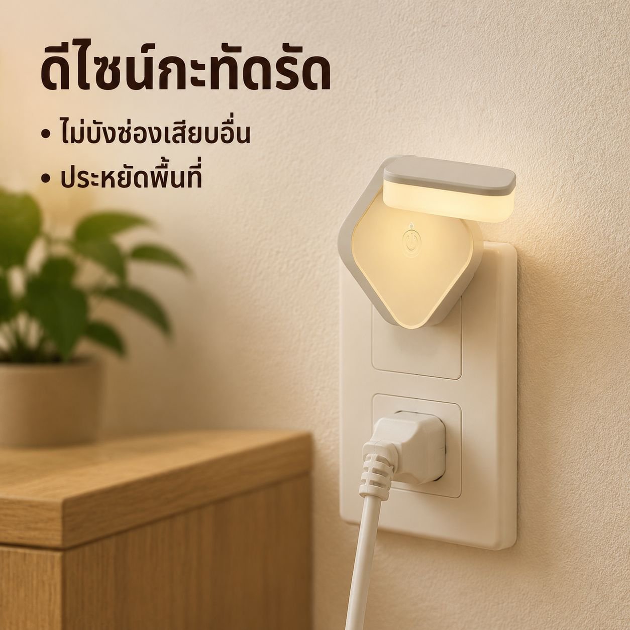 โคมไฟกลางคืนแบบเสียบปลั๊กสำหรับเด็กทารก ป้องกันดวงตา ควบคุมด้วยรีโมท สำหรับให้นมบนหัวเตียง