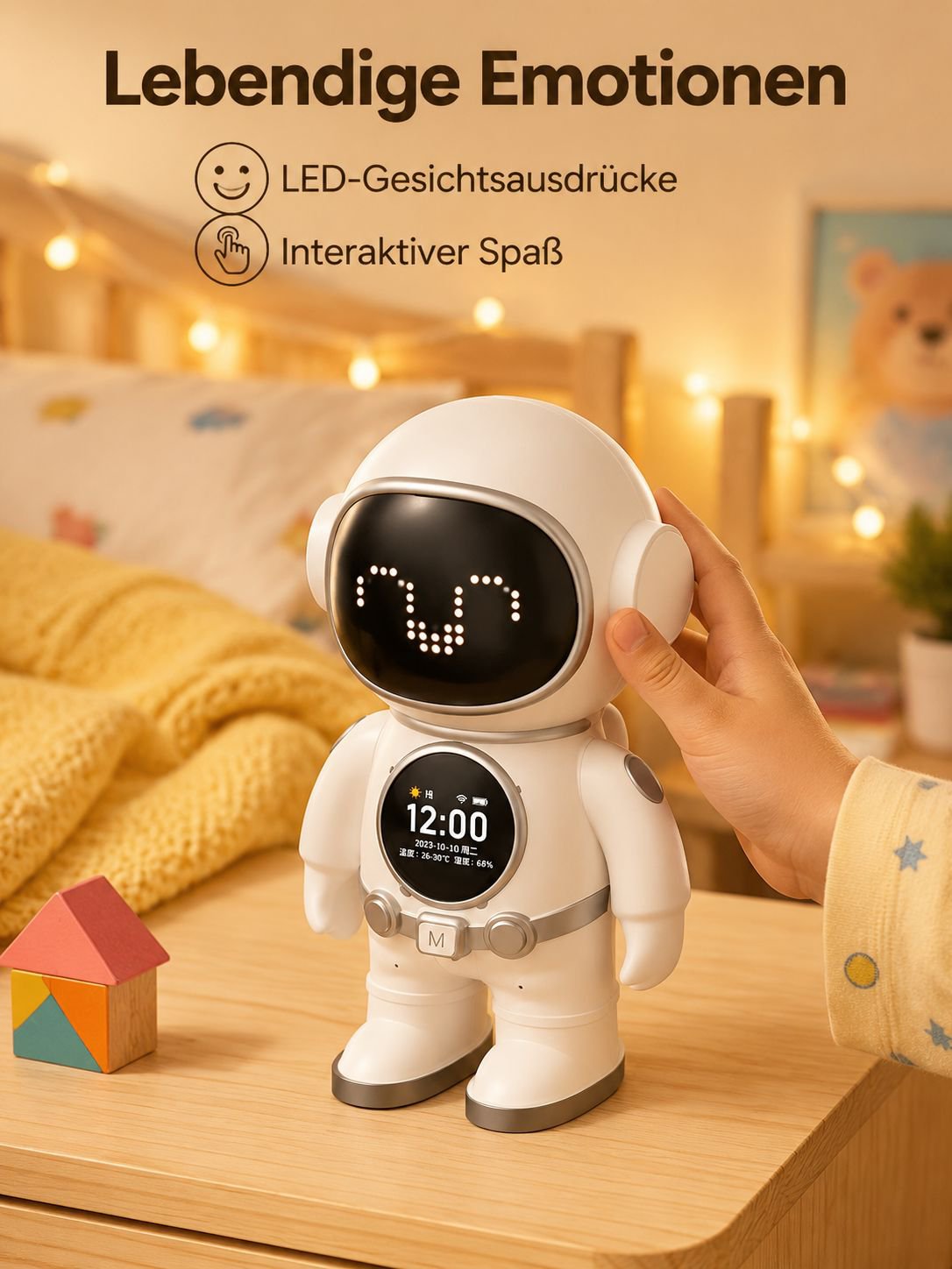 DeepSeek Doubao Smart AI Toy, Dialog-KI-Roboter, Chat-Begleiter, WLAN-Bluetooth-Lautsprecher, Lernma