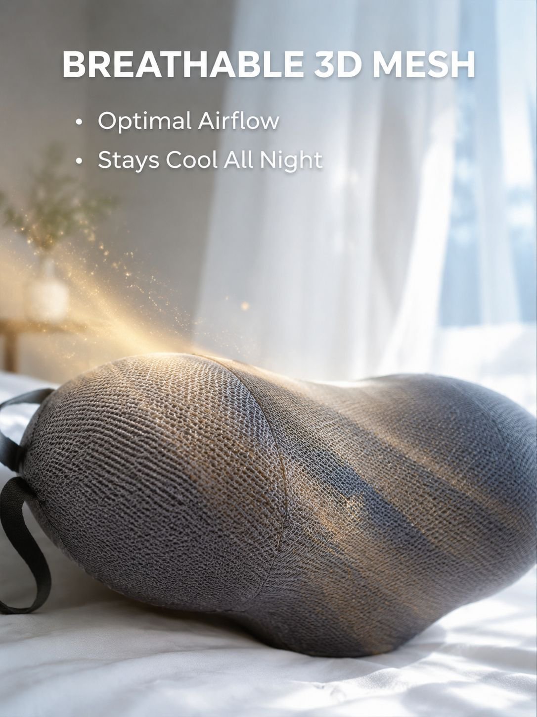 Sleep lumbar support pillow memory