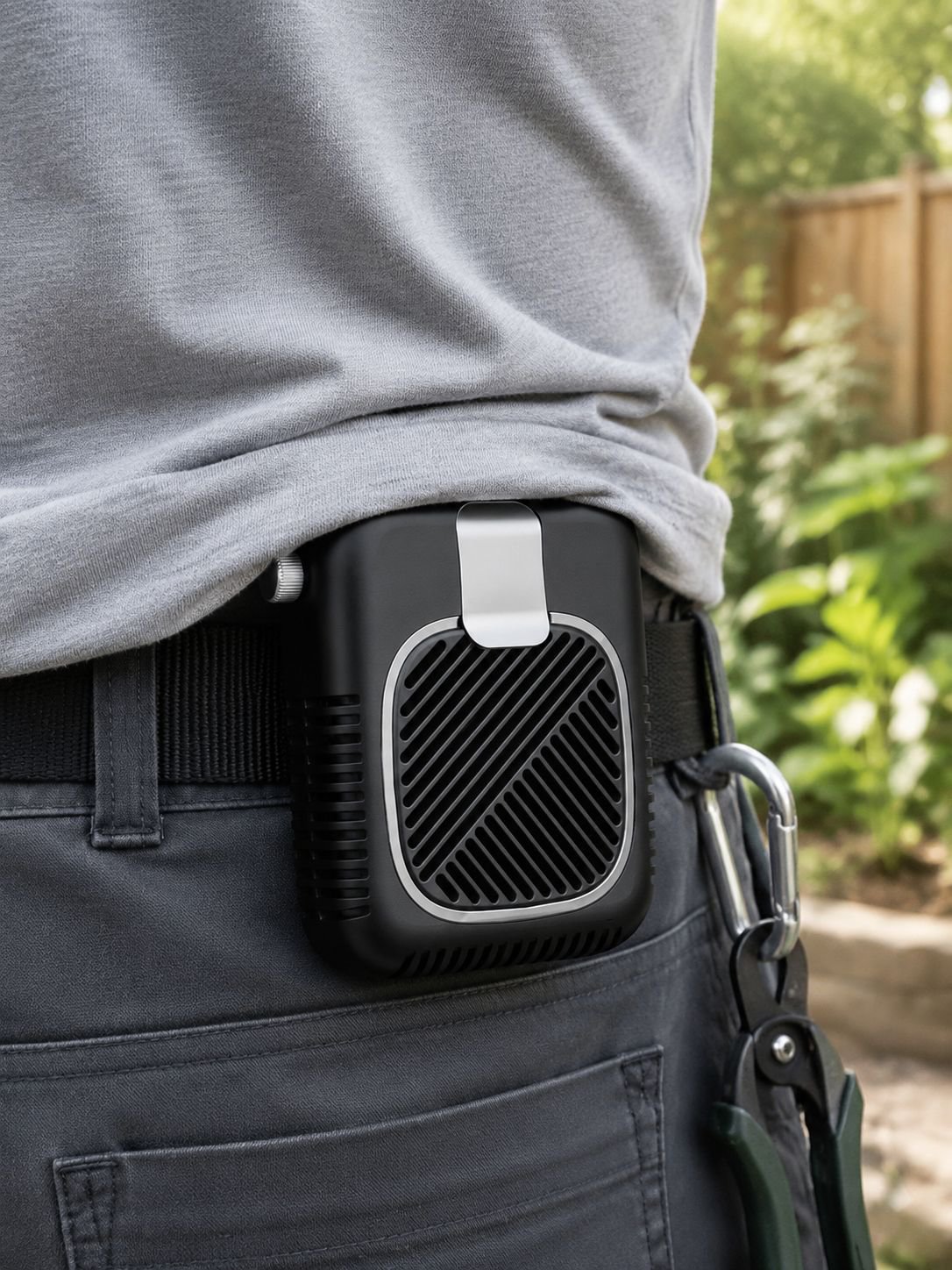 Portable Waist-Mounted Fan