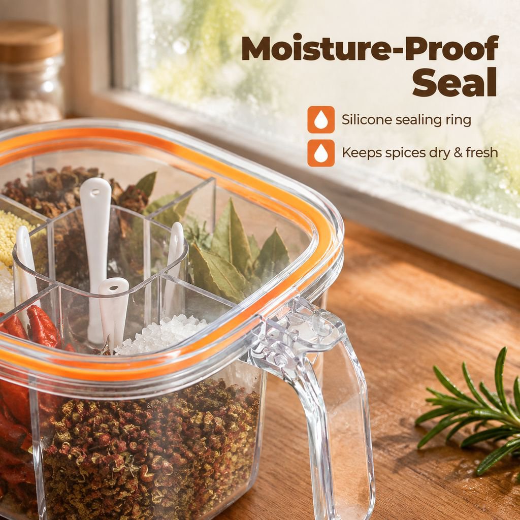 A space-saving seasoning organizer, perfect for small kitchens