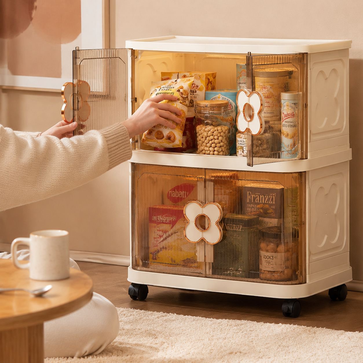 Boîte séparatrice de snacks à grande capacité
