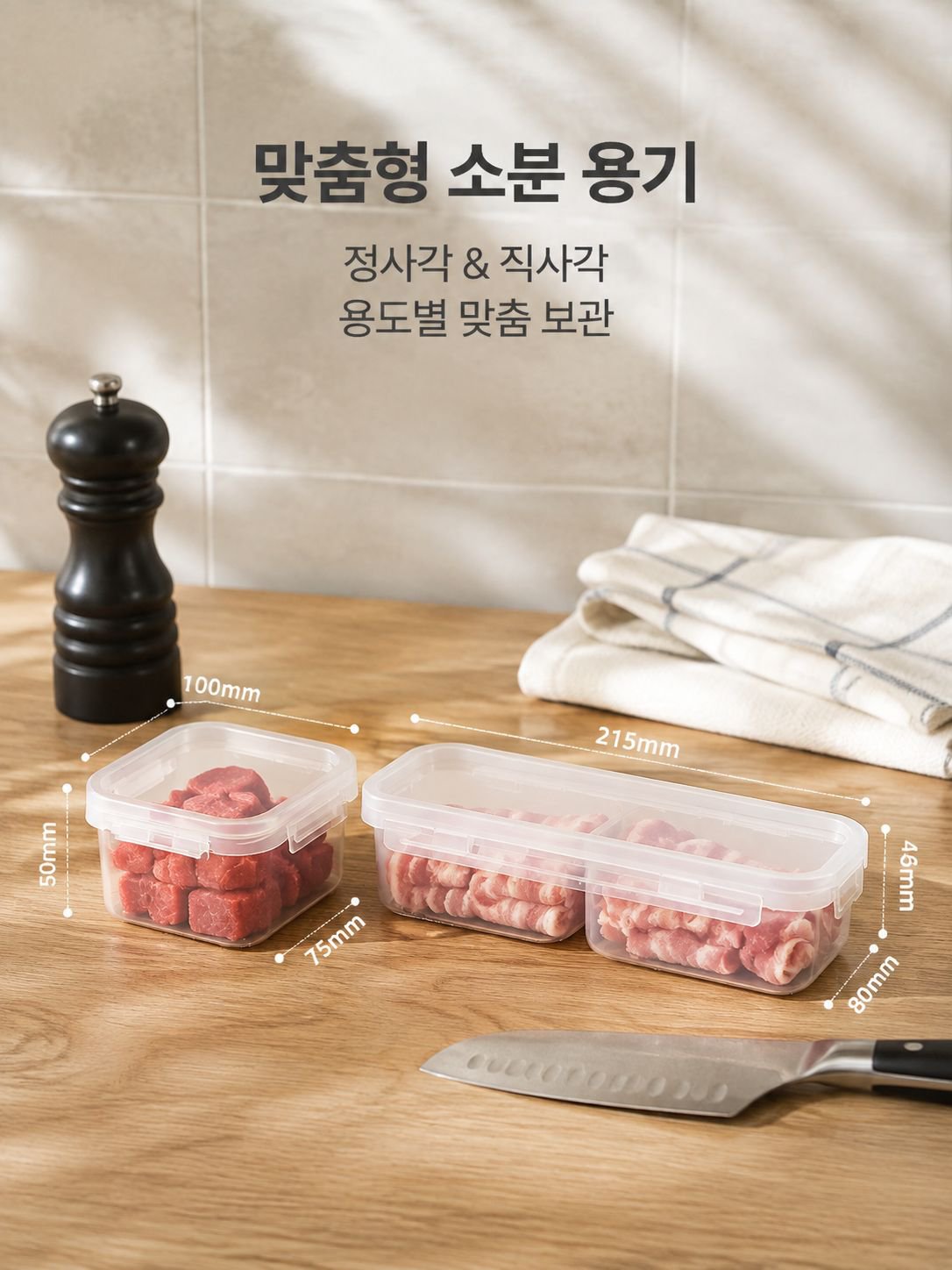냉동 보관용 용기