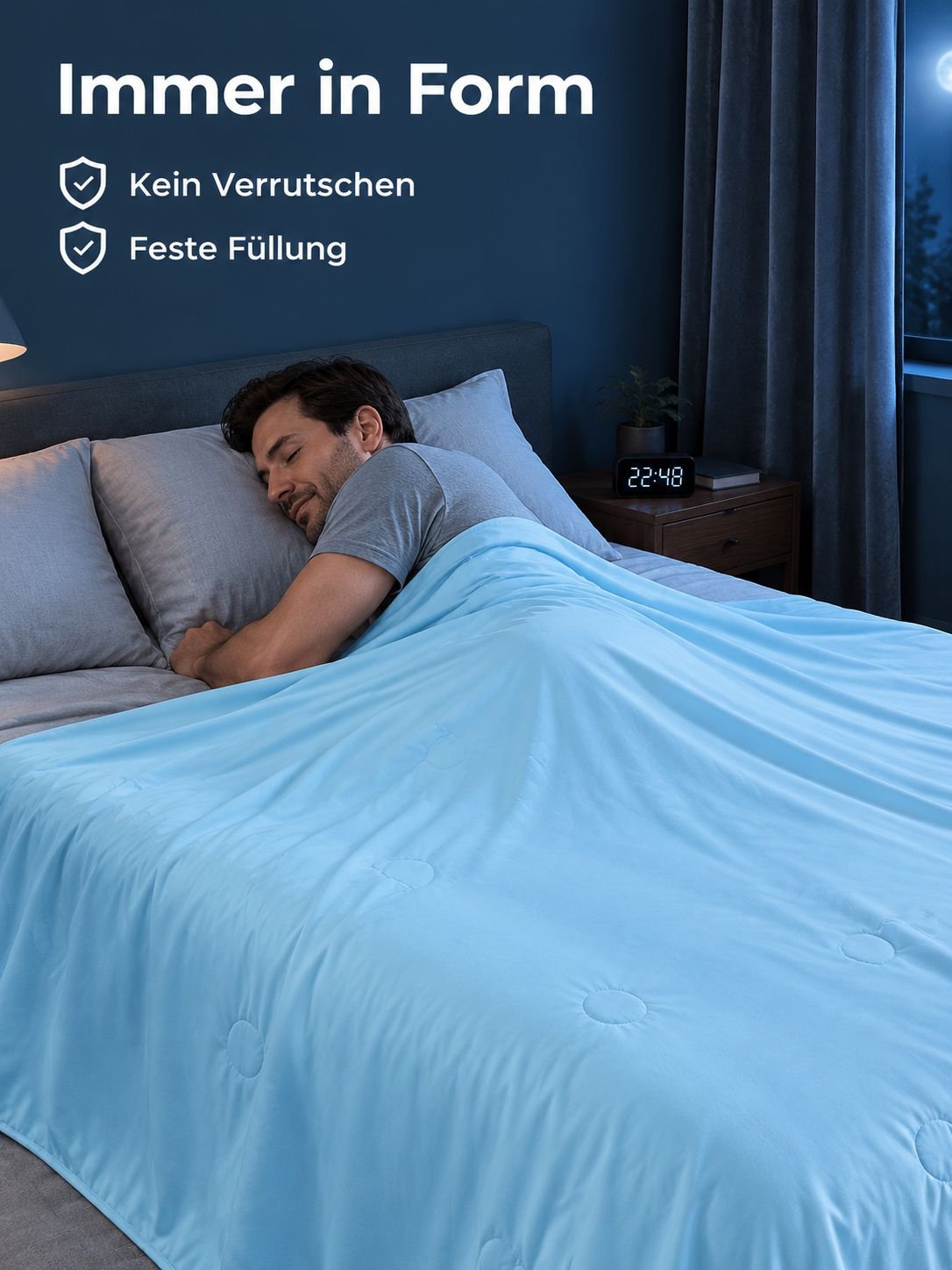 Seidenkühlende Decke