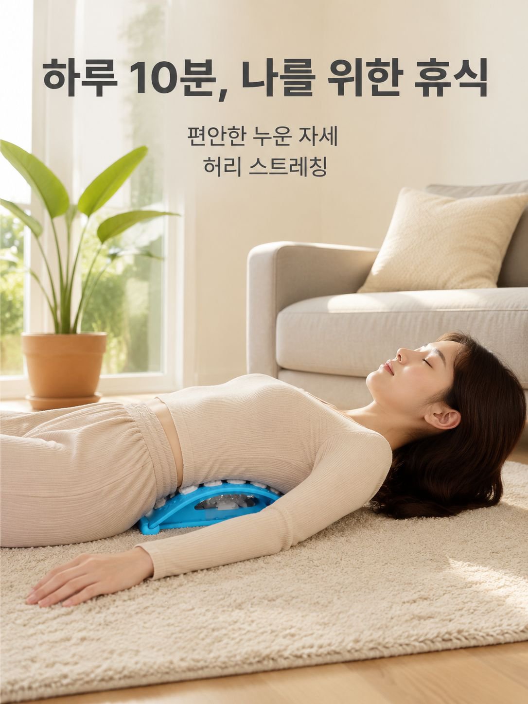 허리 이완 장치/허리 마사지기
