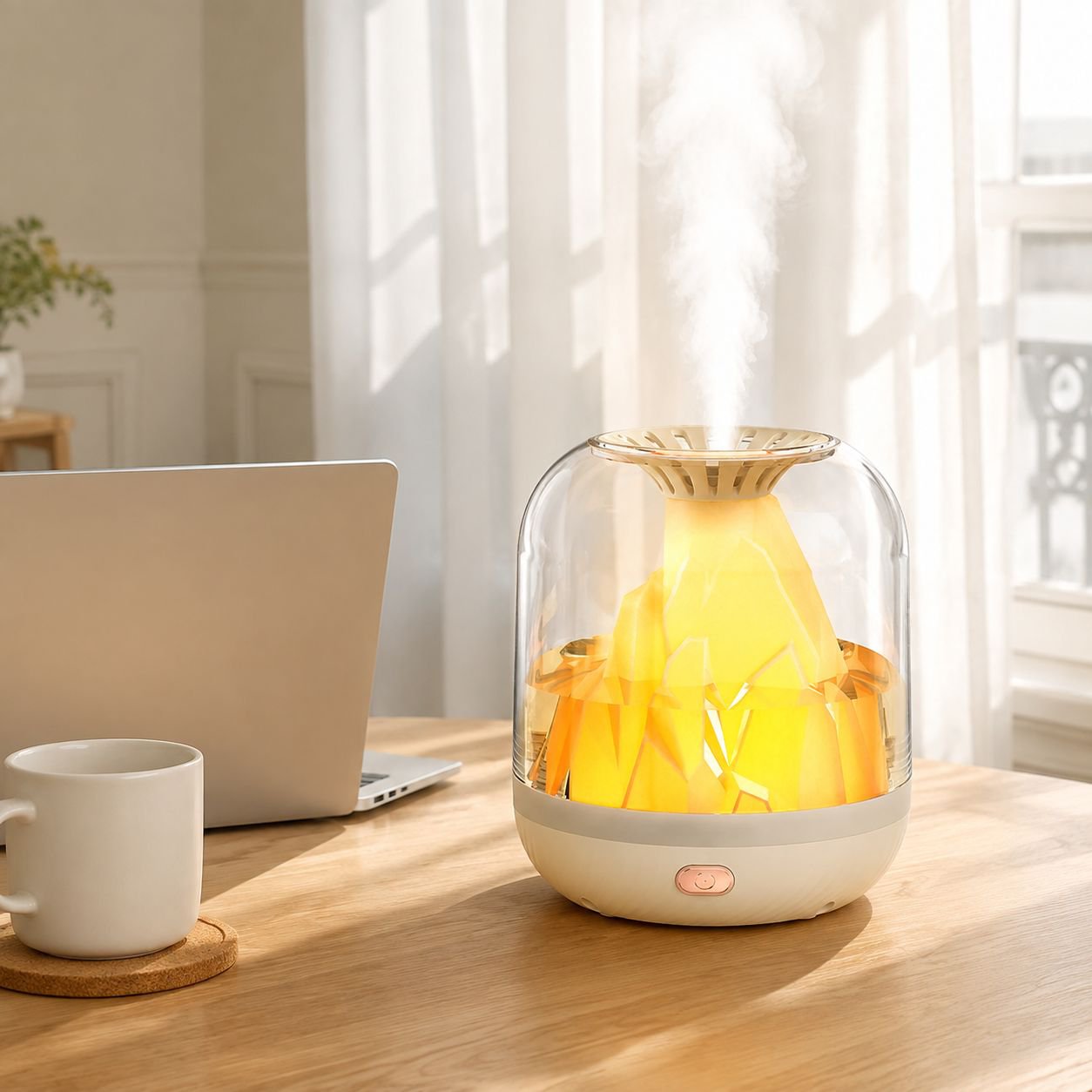 Humidificateur portable de bureau à grand débit de brouillard, spécial bureau