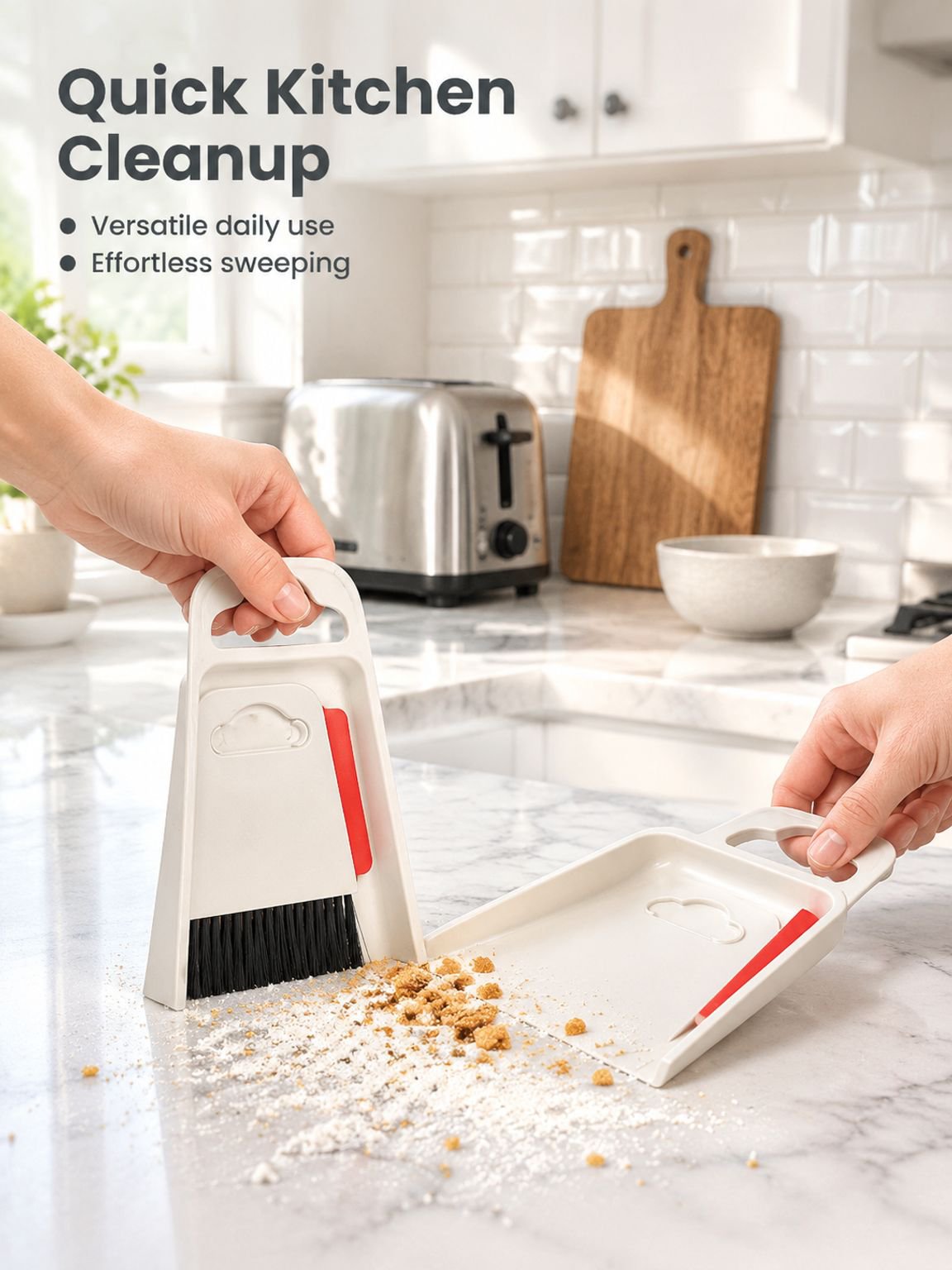 Mini Broom and Dustpan Set Household Desktop Cleaning Kit