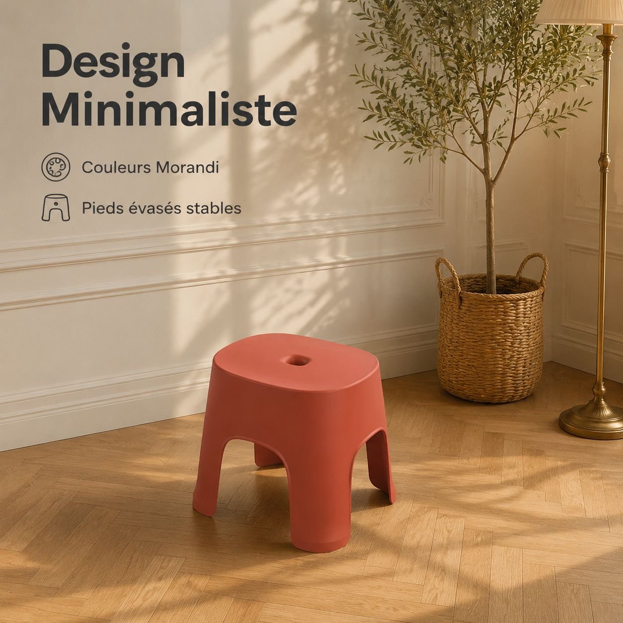 Tabouret de maison pour changer de chaussures