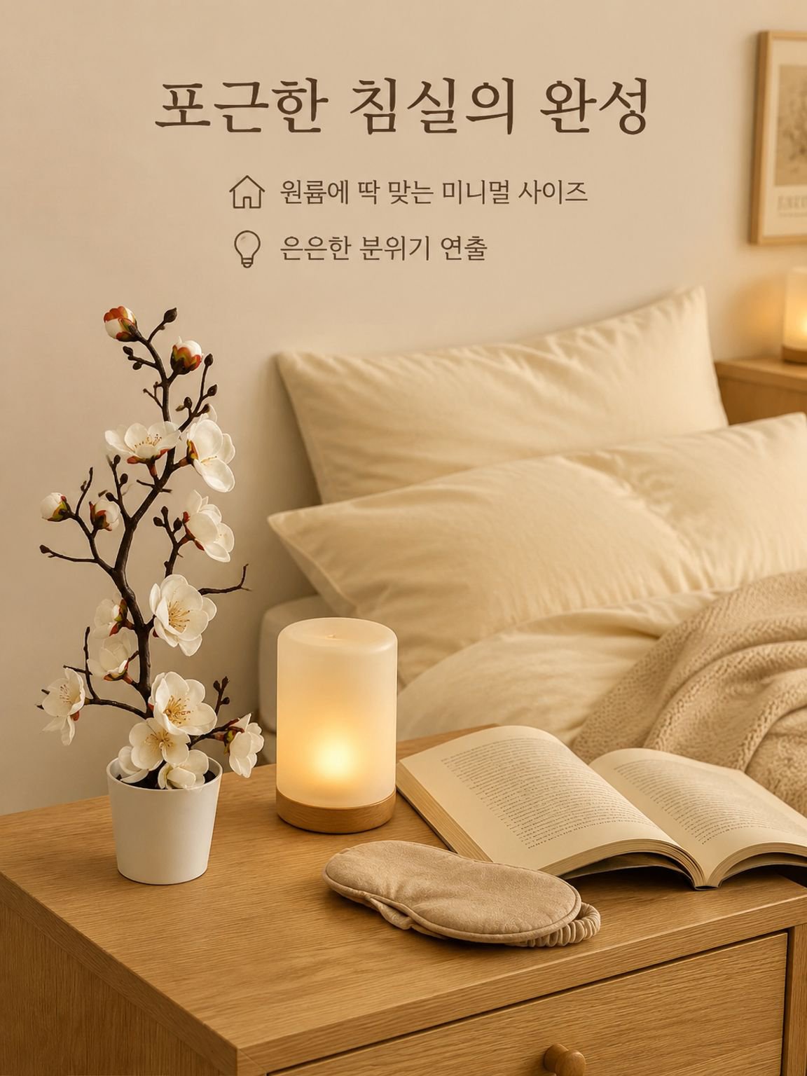 드라이플라워 풍경 장식