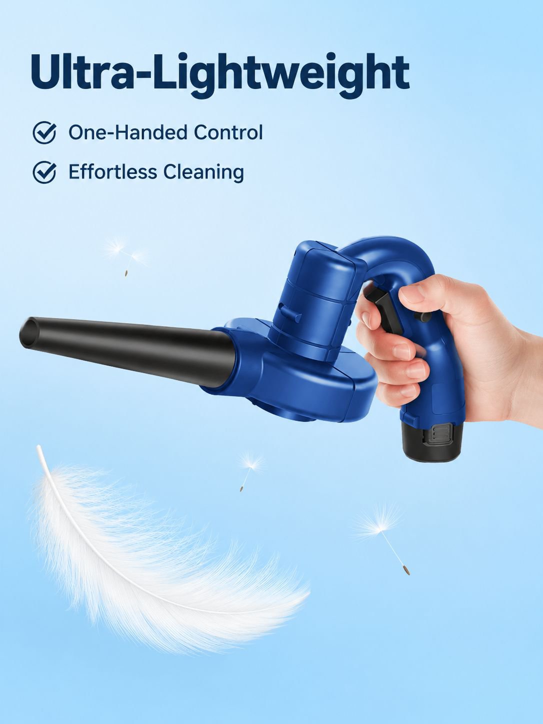 Wireless Rechargeable Dust Collector Lithium Electric Blower