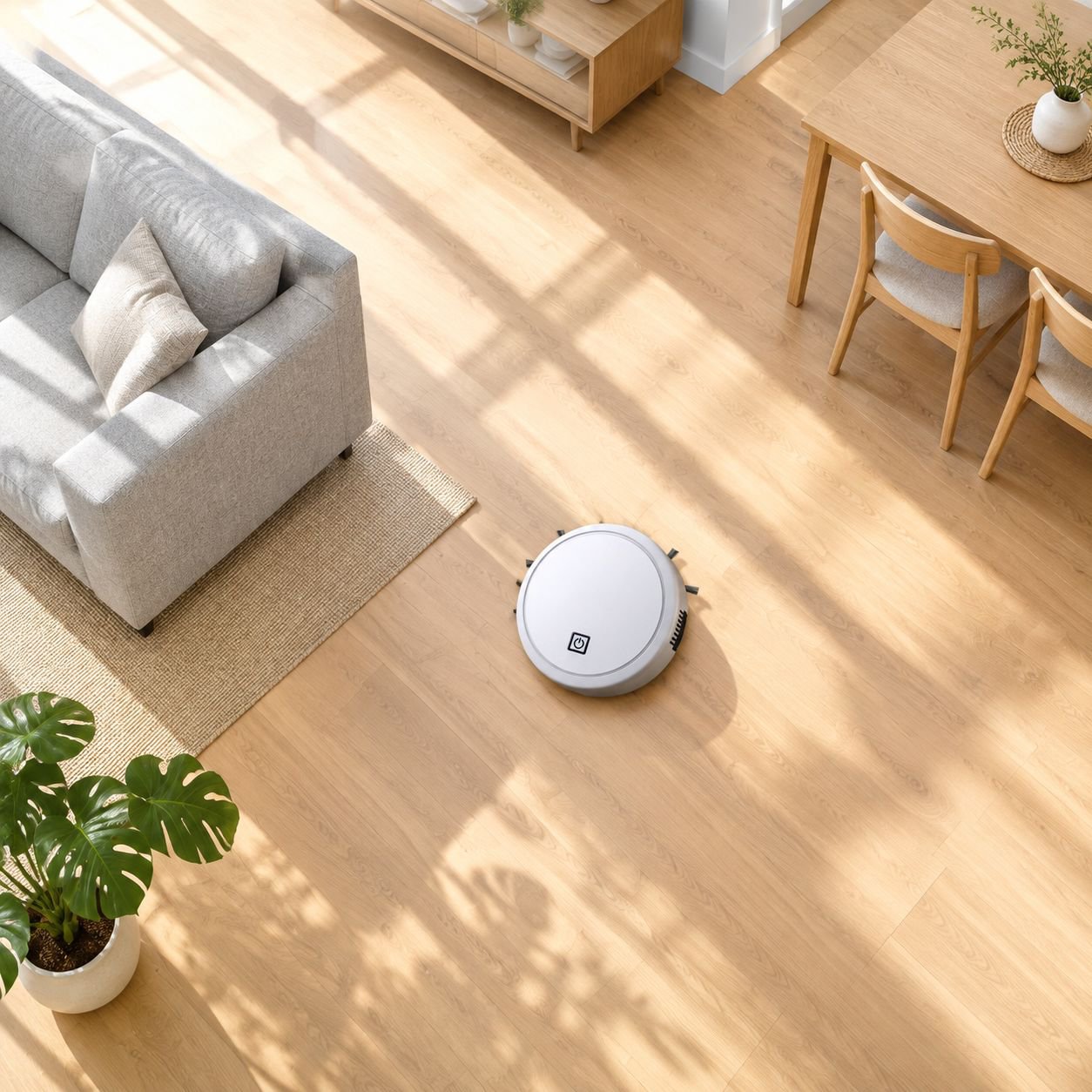 ペットの毛を掃除するロボット