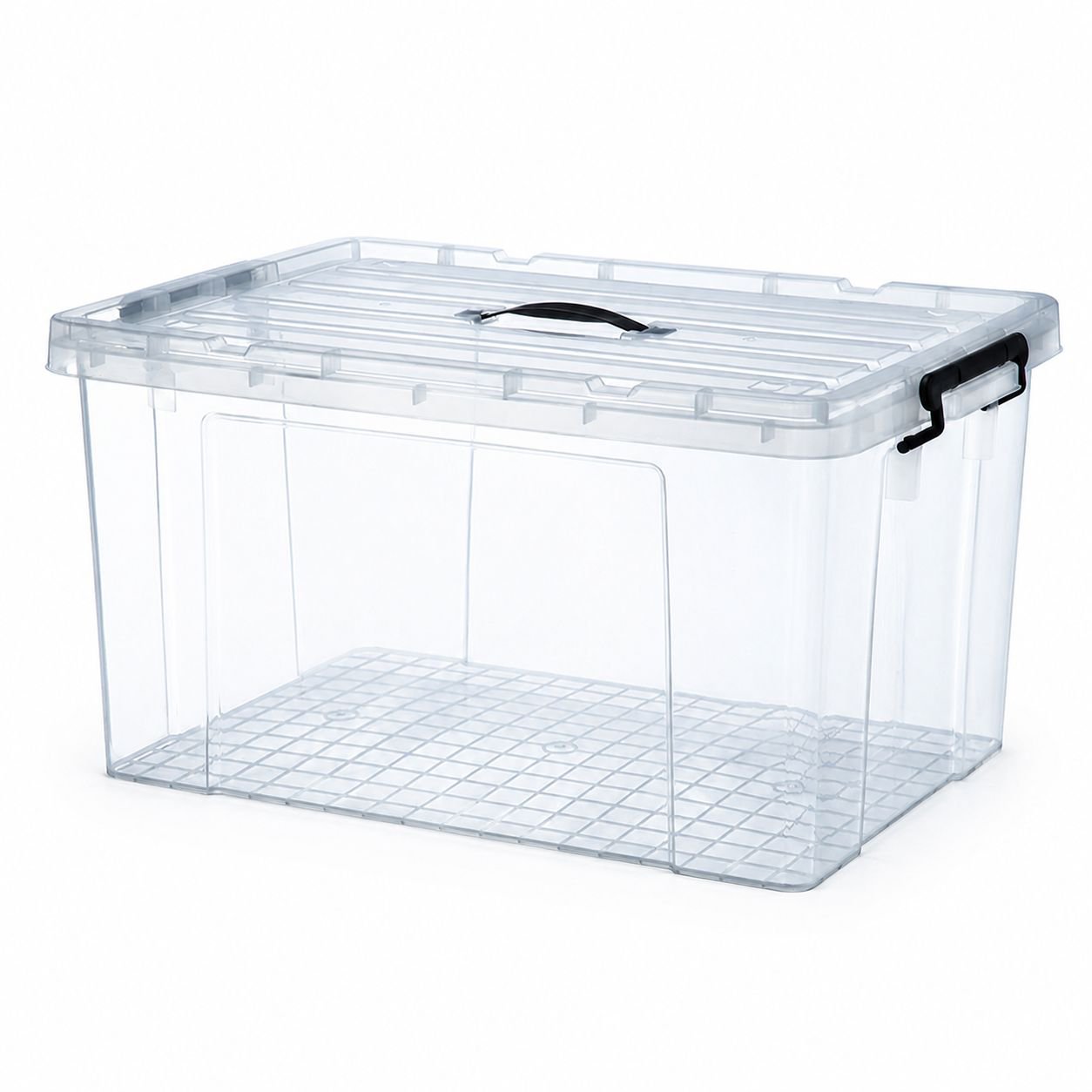 Household Large Capacity Plastic Storage Box with Lid