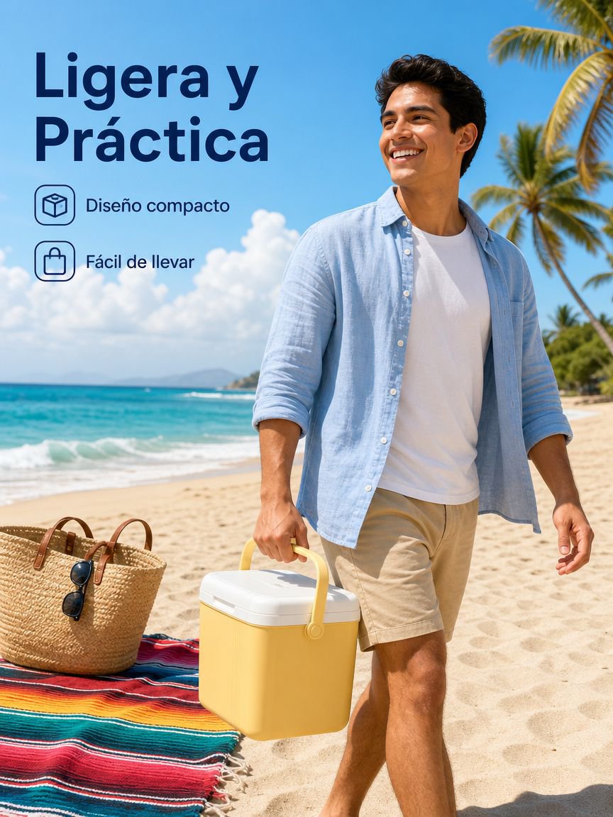 Nevera portátil para camping al aire libre
