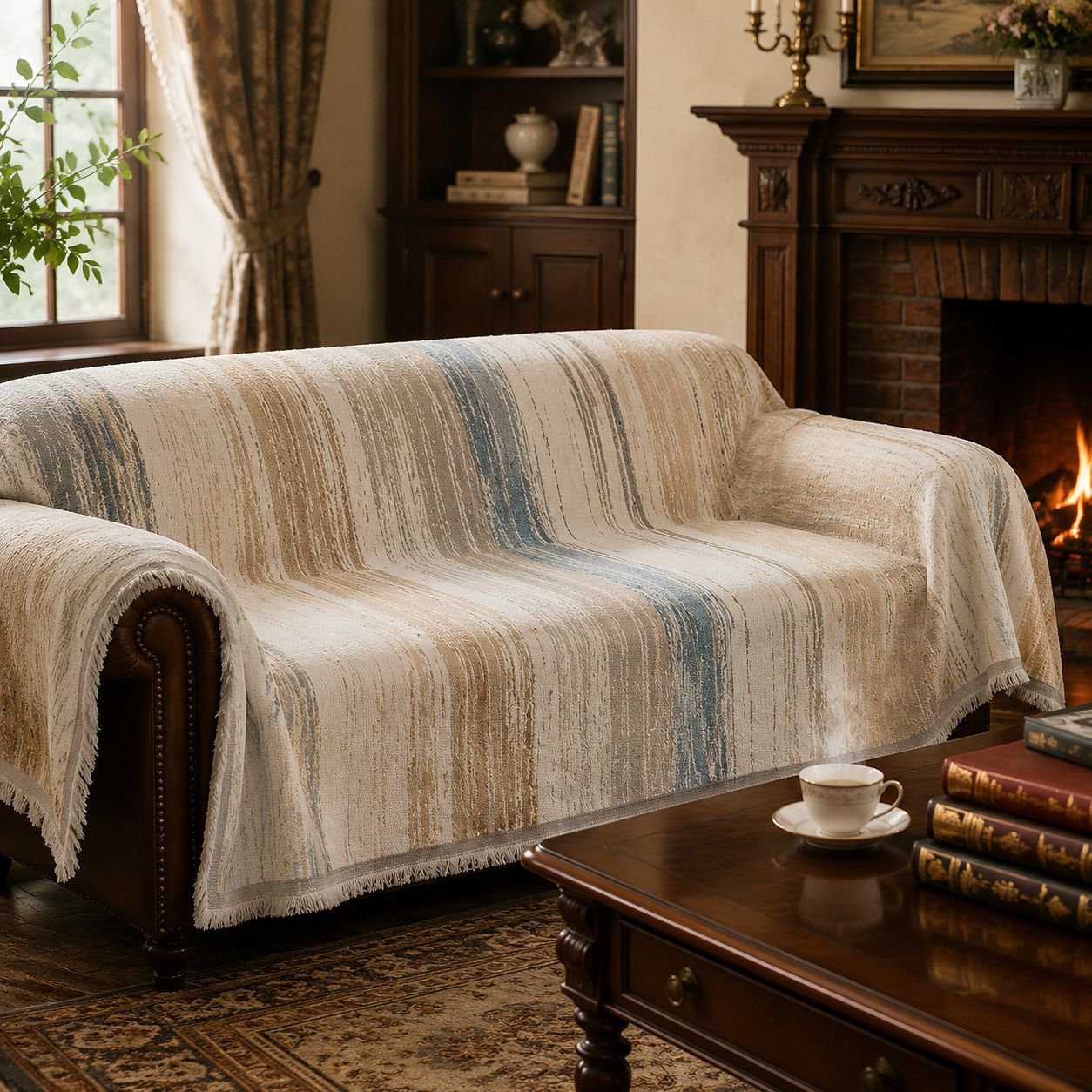 Trendy Gradient Non-slip Sofa Protector