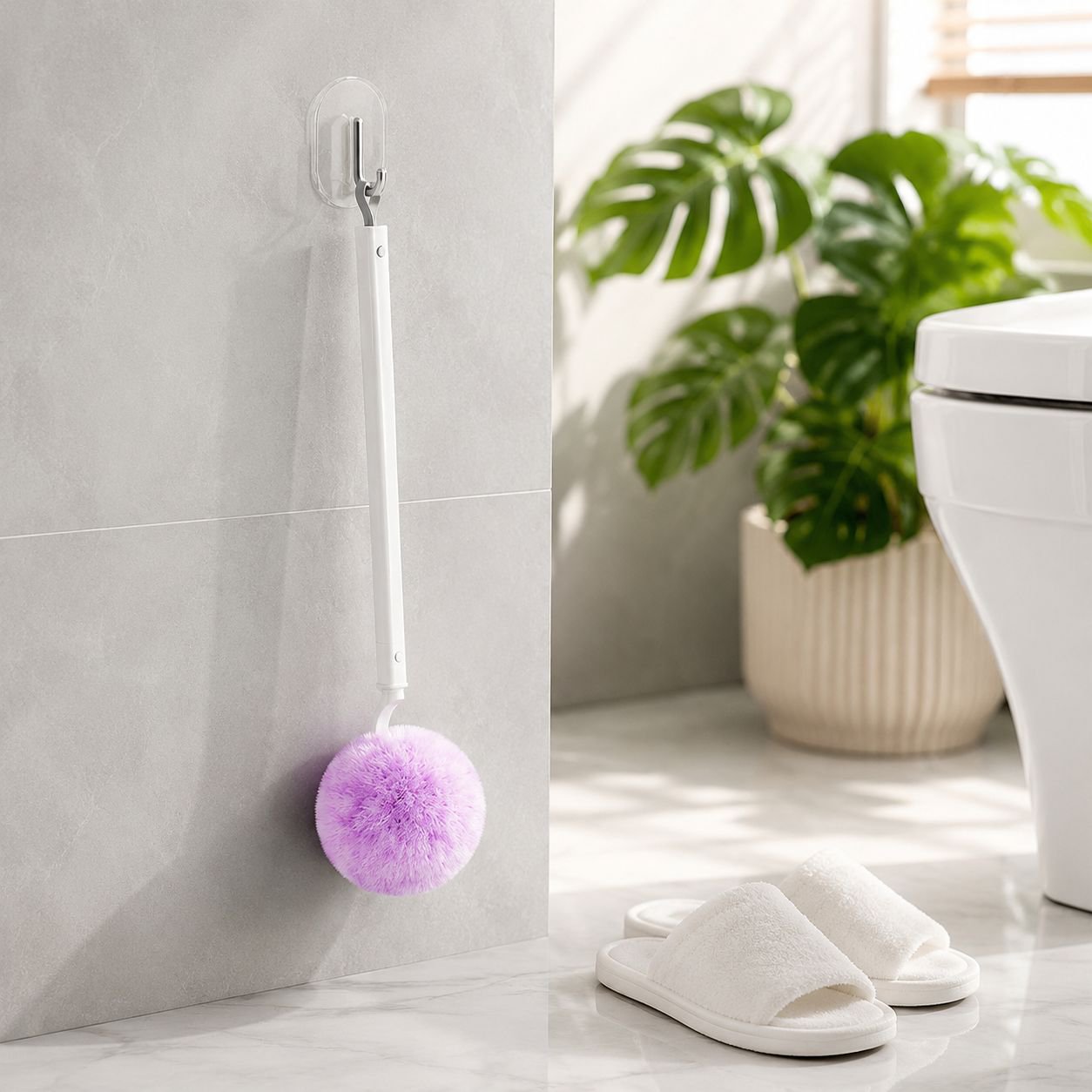 Durable and flexible JMY toilet brush design