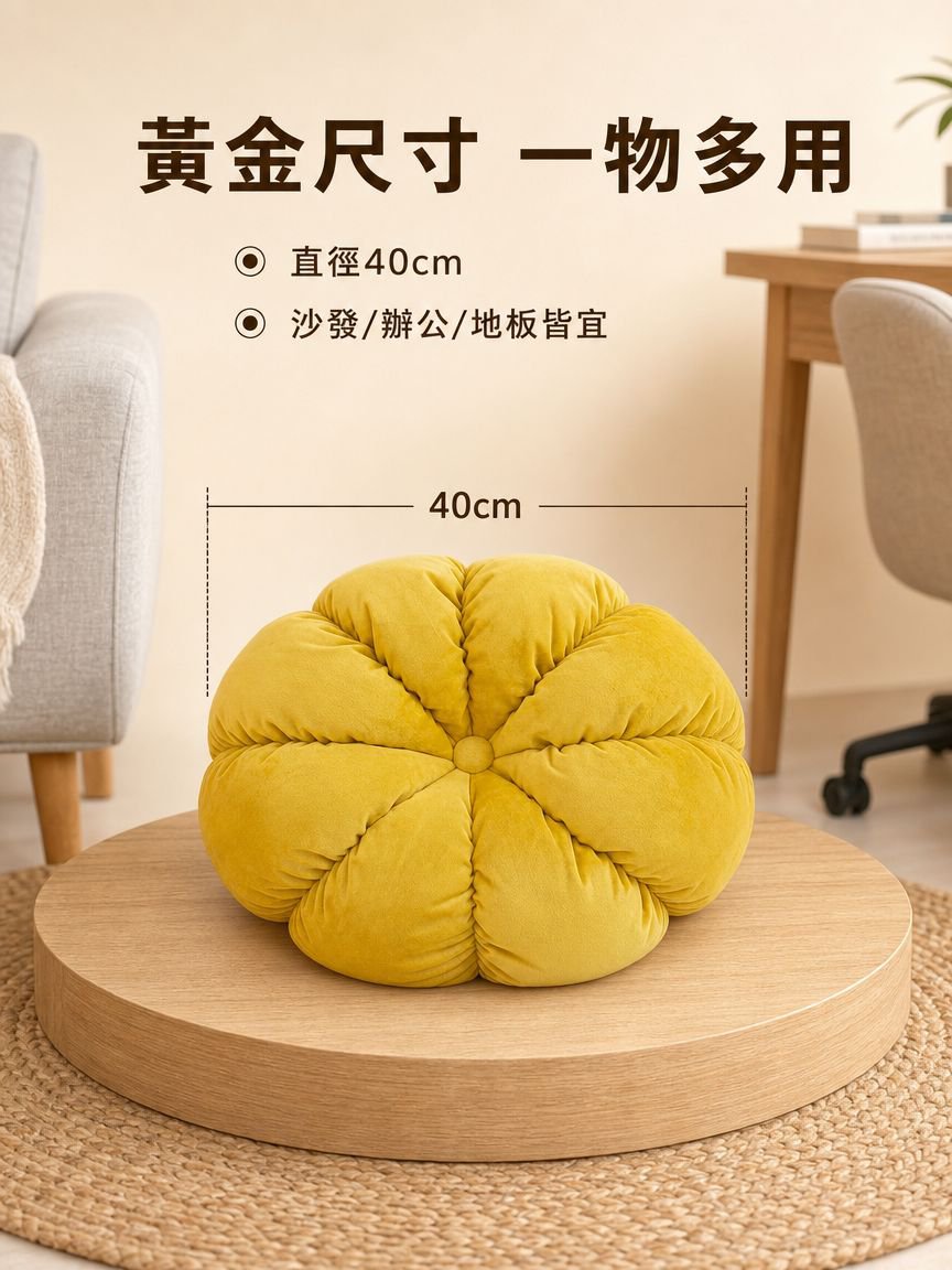 南瓜造型靠墊