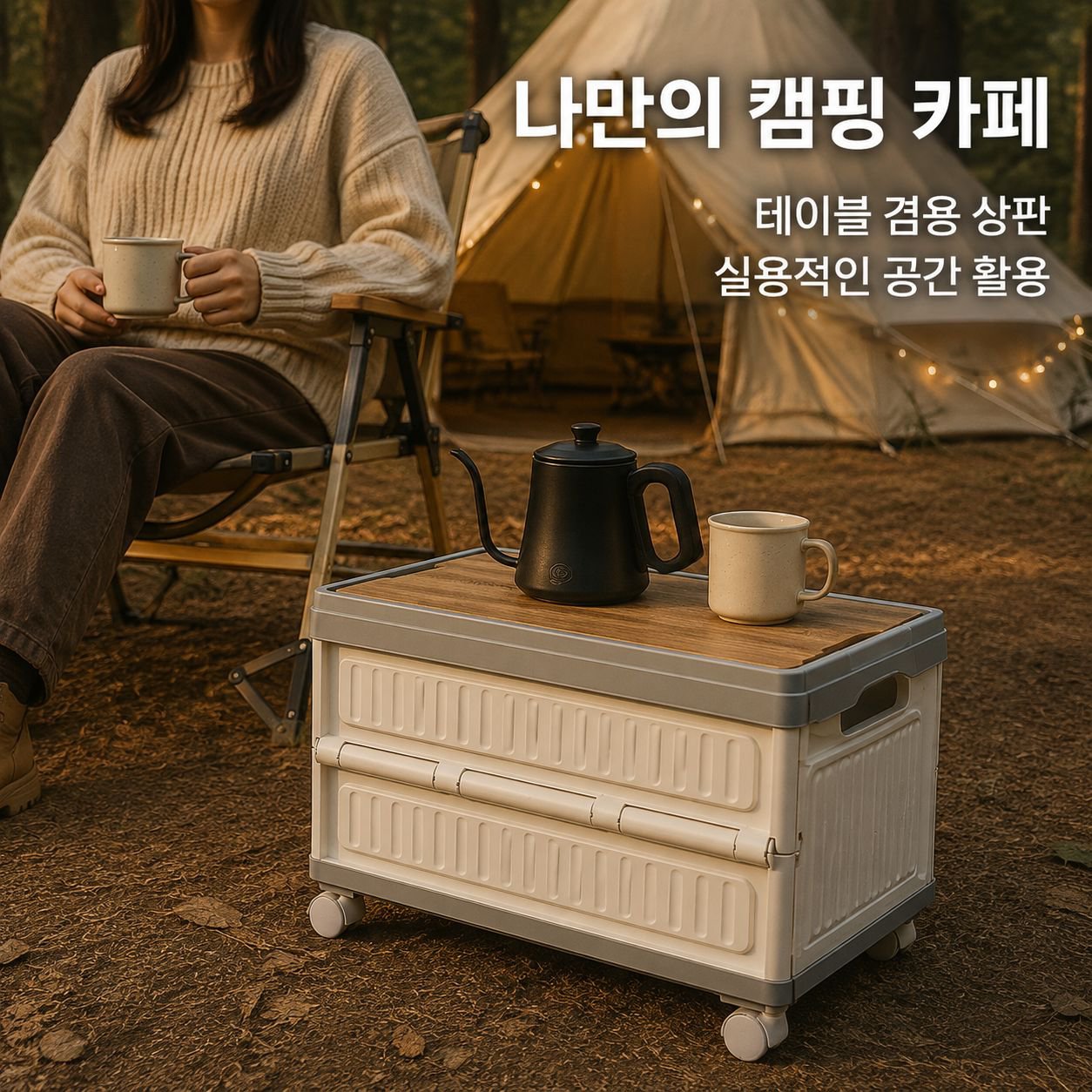 야외 접이식 수납박스