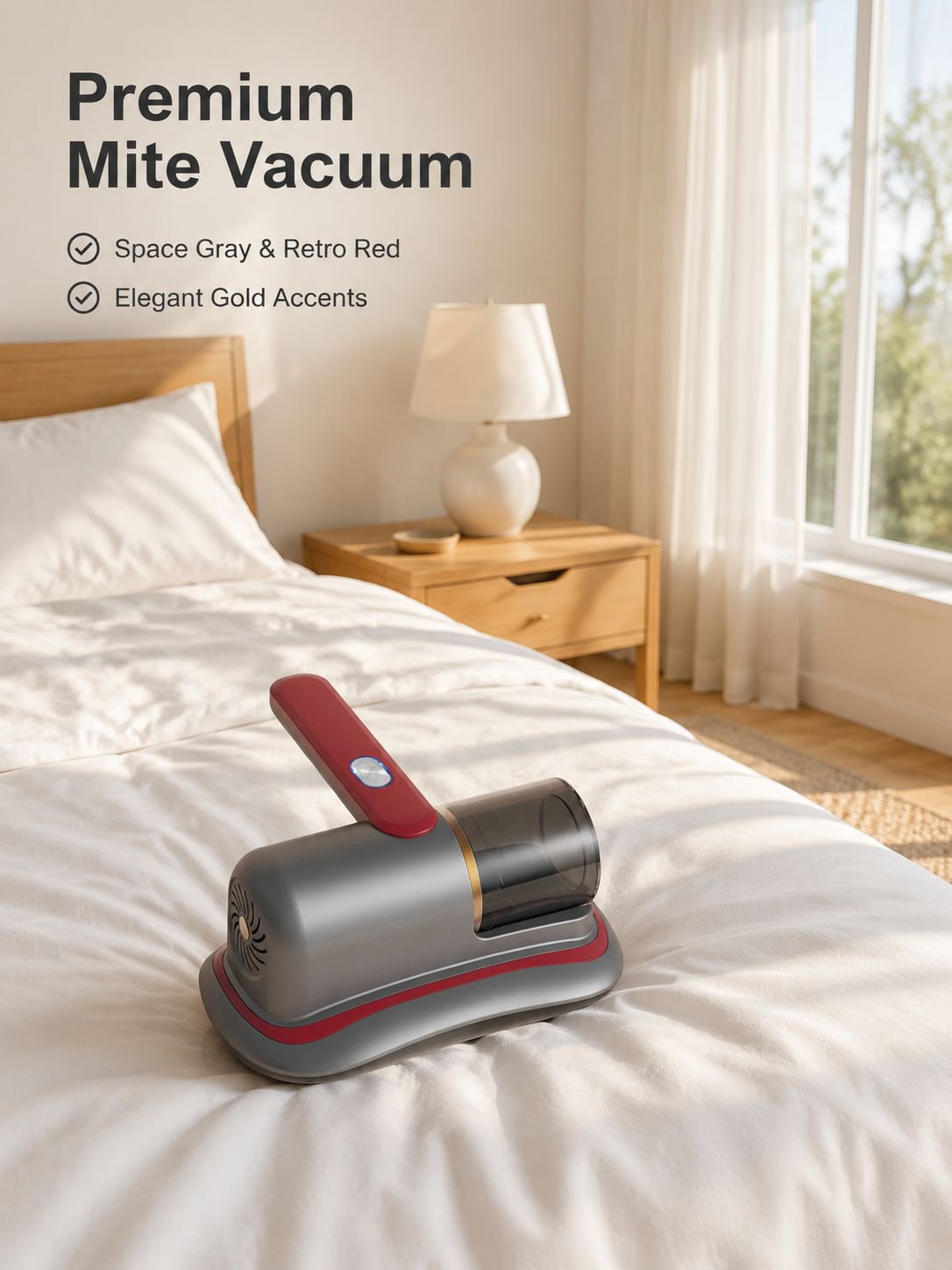 Household wireless handheld UV bed sterilization machine vacuum cleaner