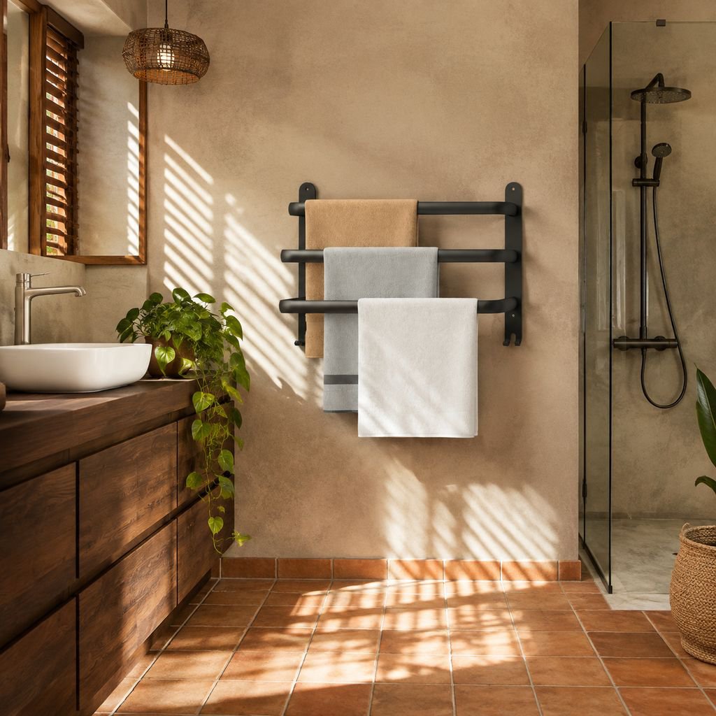 Accesorio de baño sin necesidad de herramientas