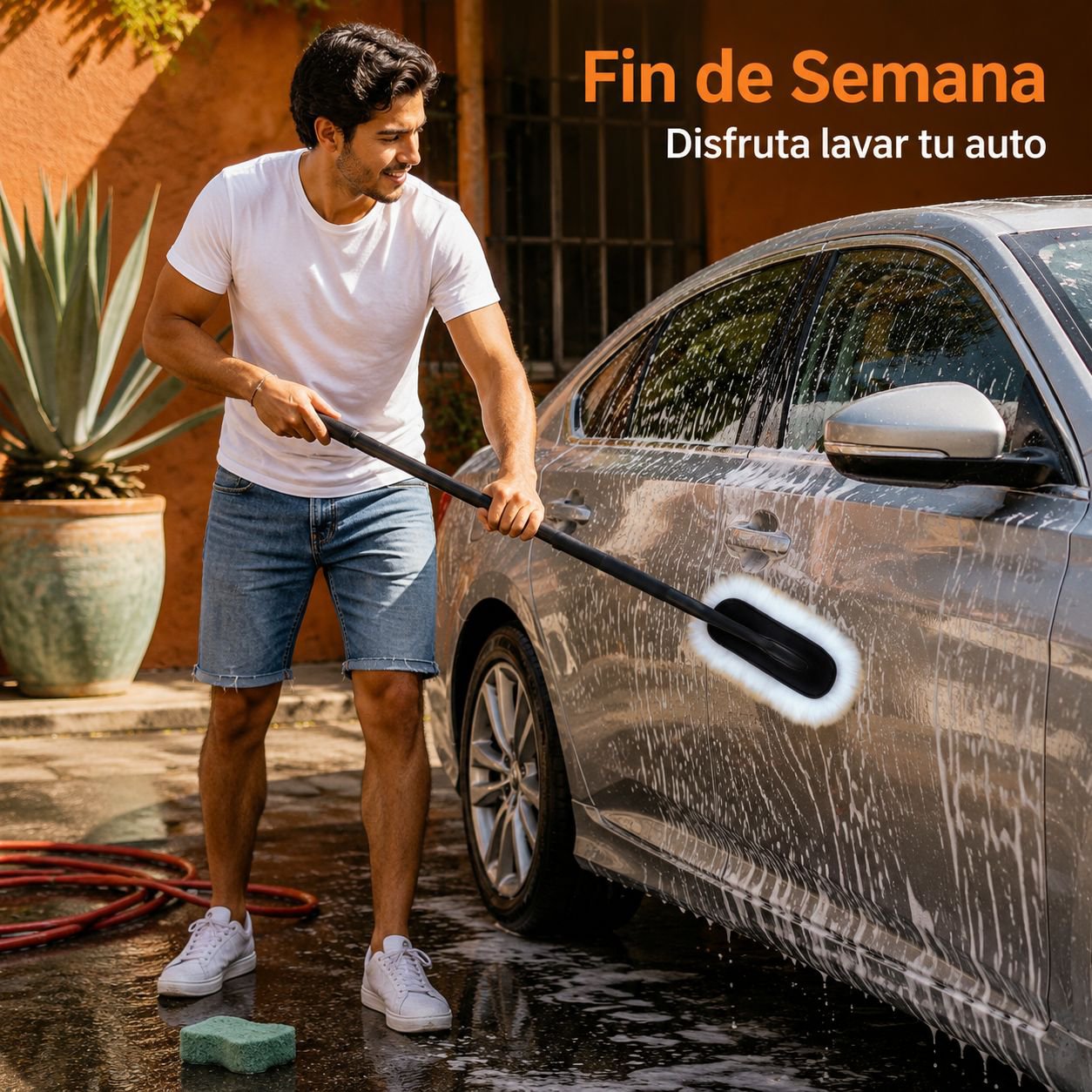 Mopa para coche quita polvo