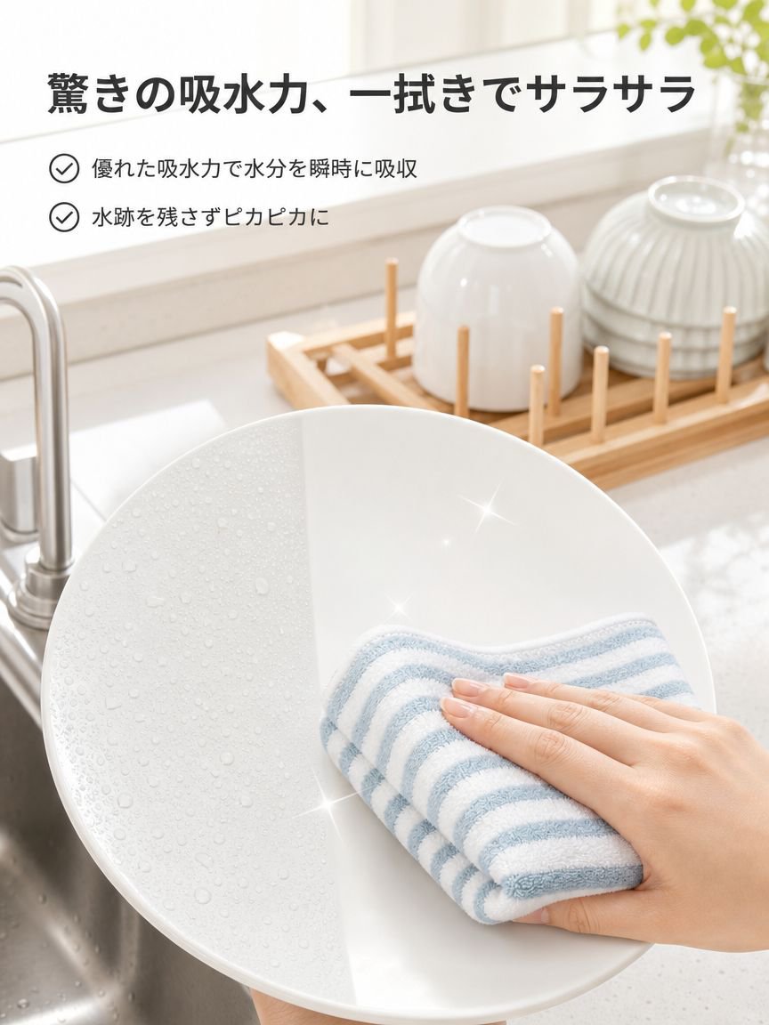 多用途厚手吸水キッチンタオル家庭用