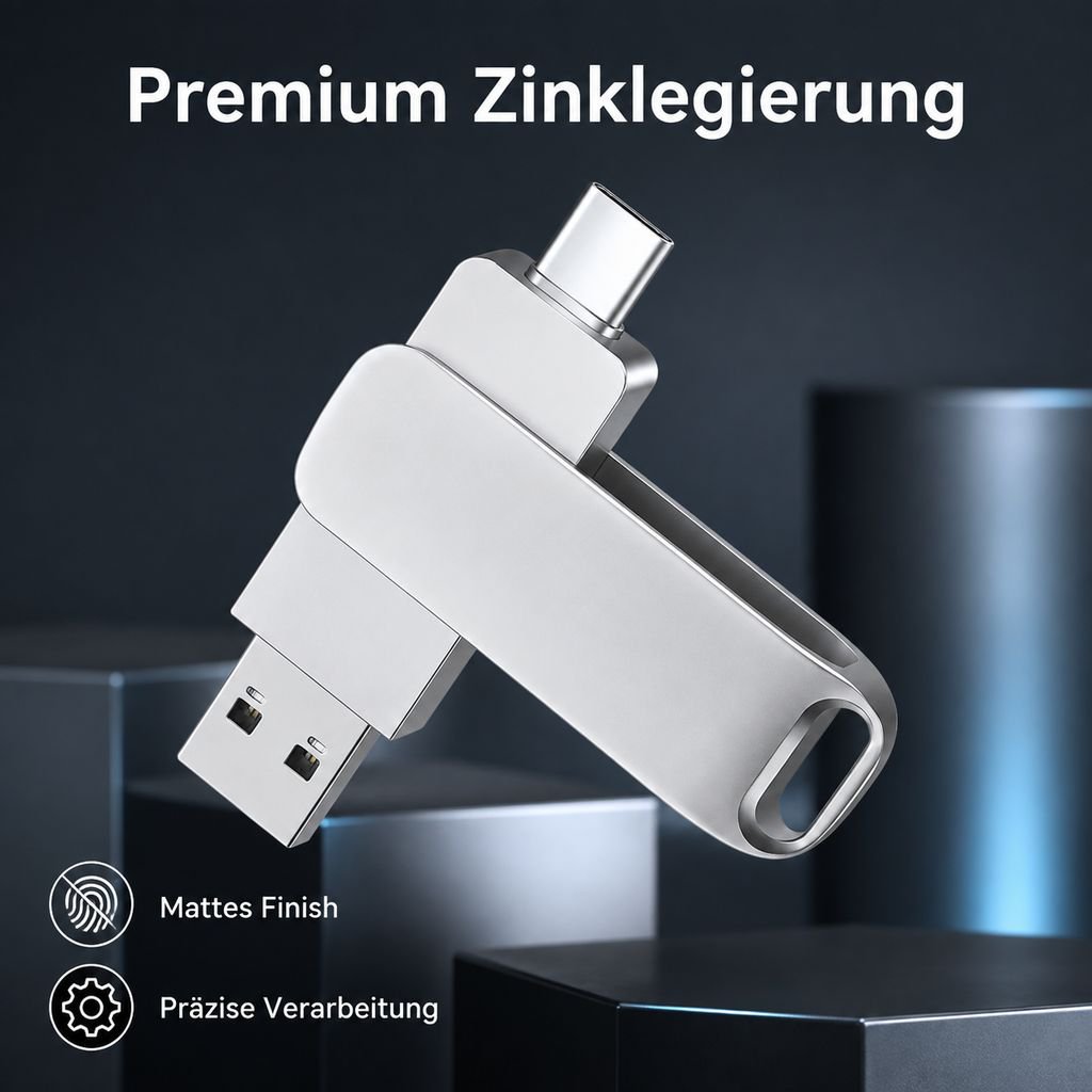 Type-C USB-Stick für Handy und Computer, tragbarer Dual-Interface Speicherstick