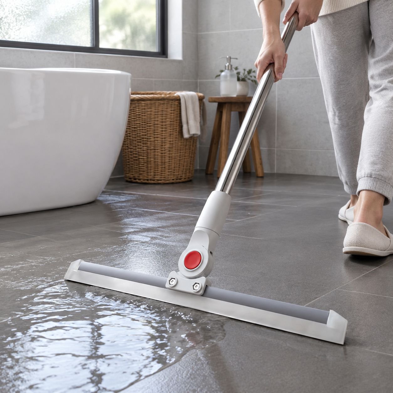 Multipurpose Silicone Squeegee for Balcony and Bathroom