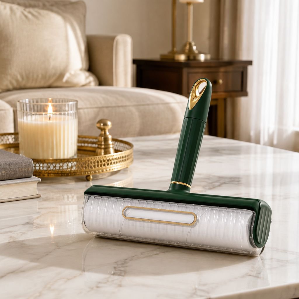 New Luxury Lint Roller for Home Use, Large Size, Removes Lint from Clothes and Pets