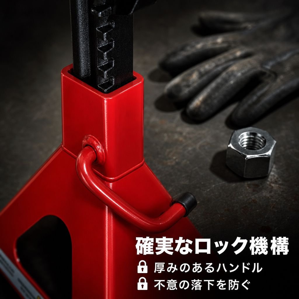 車用ジャッキベース安全スタンド メンテナンス必需品 2〜12トン汎用タイプ