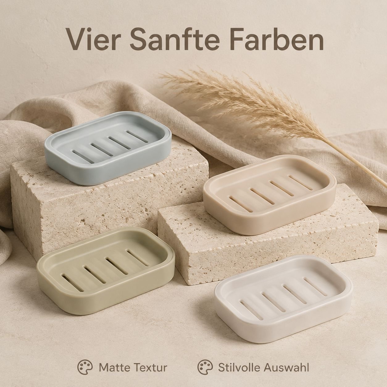 Abtropfende Seifenablage