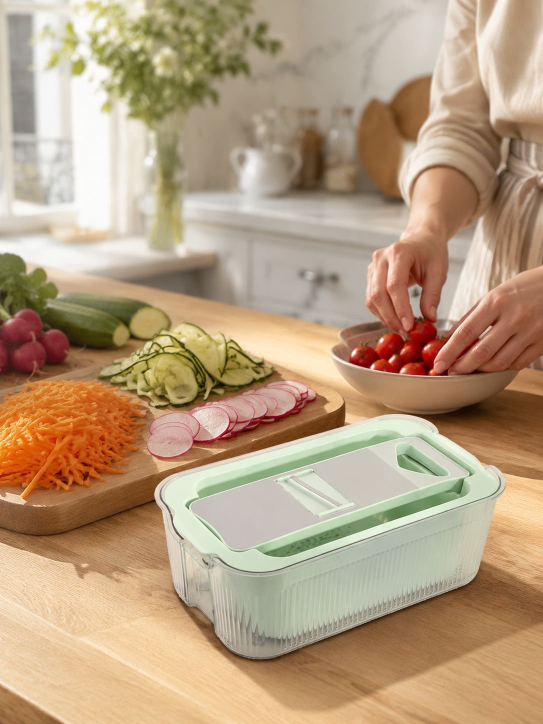Mandoline de cuisine pour découper les légumes rapidement