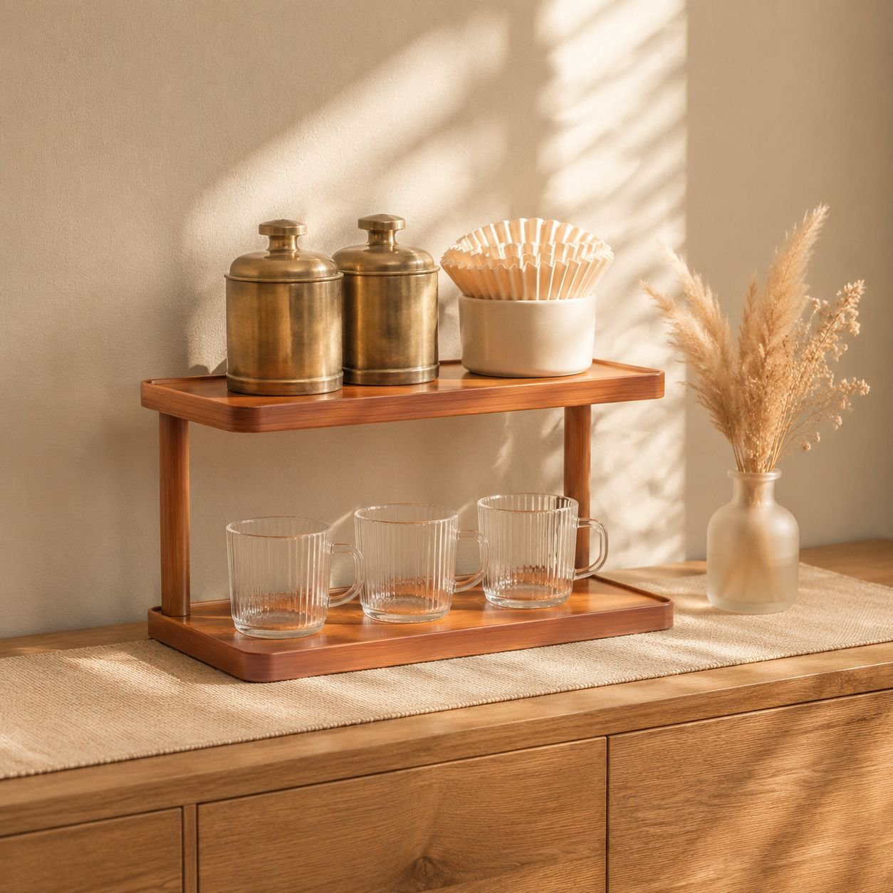 Desktop storage rack cup storage rack dining table countertop workstation water cup coffee cup tea s