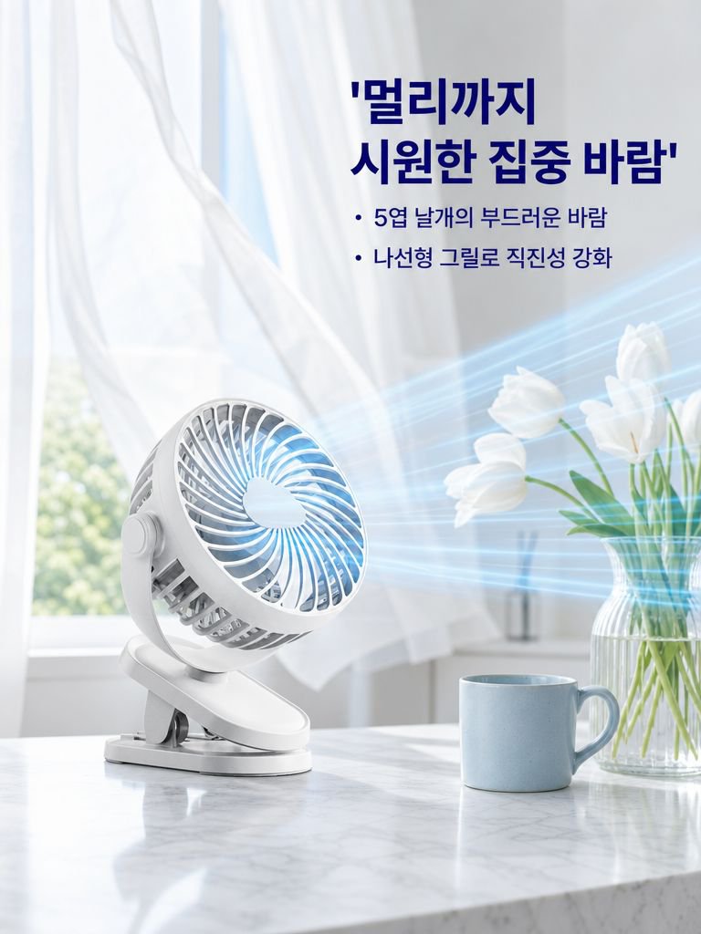 휴대용 미니 데스크 팬