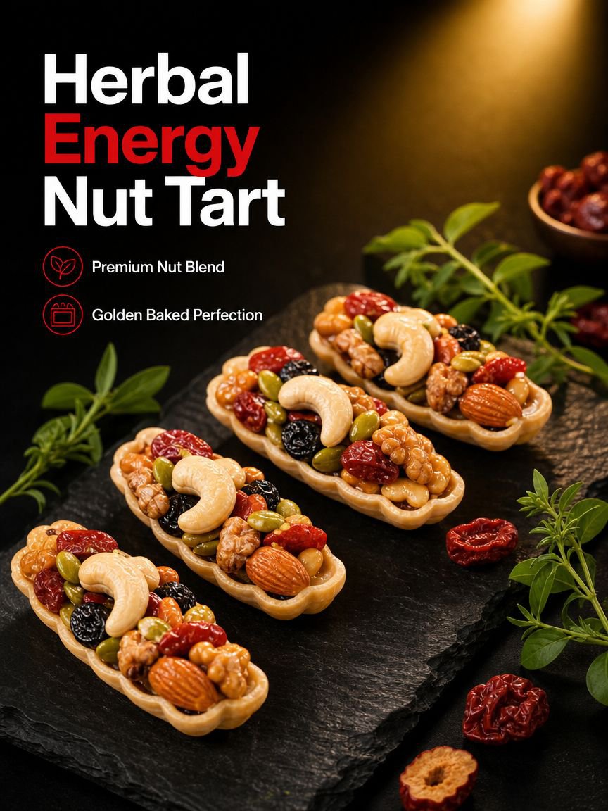 Astragalus & Codonopsis Eight Treasures Nut Tart