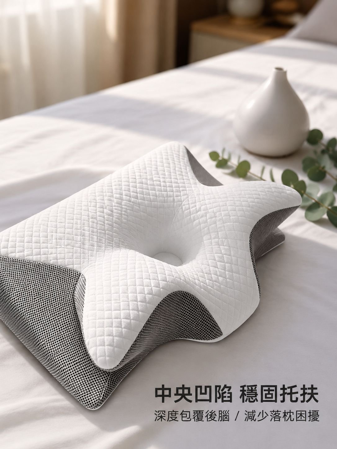 慢回彈壓力蝴蝶枕