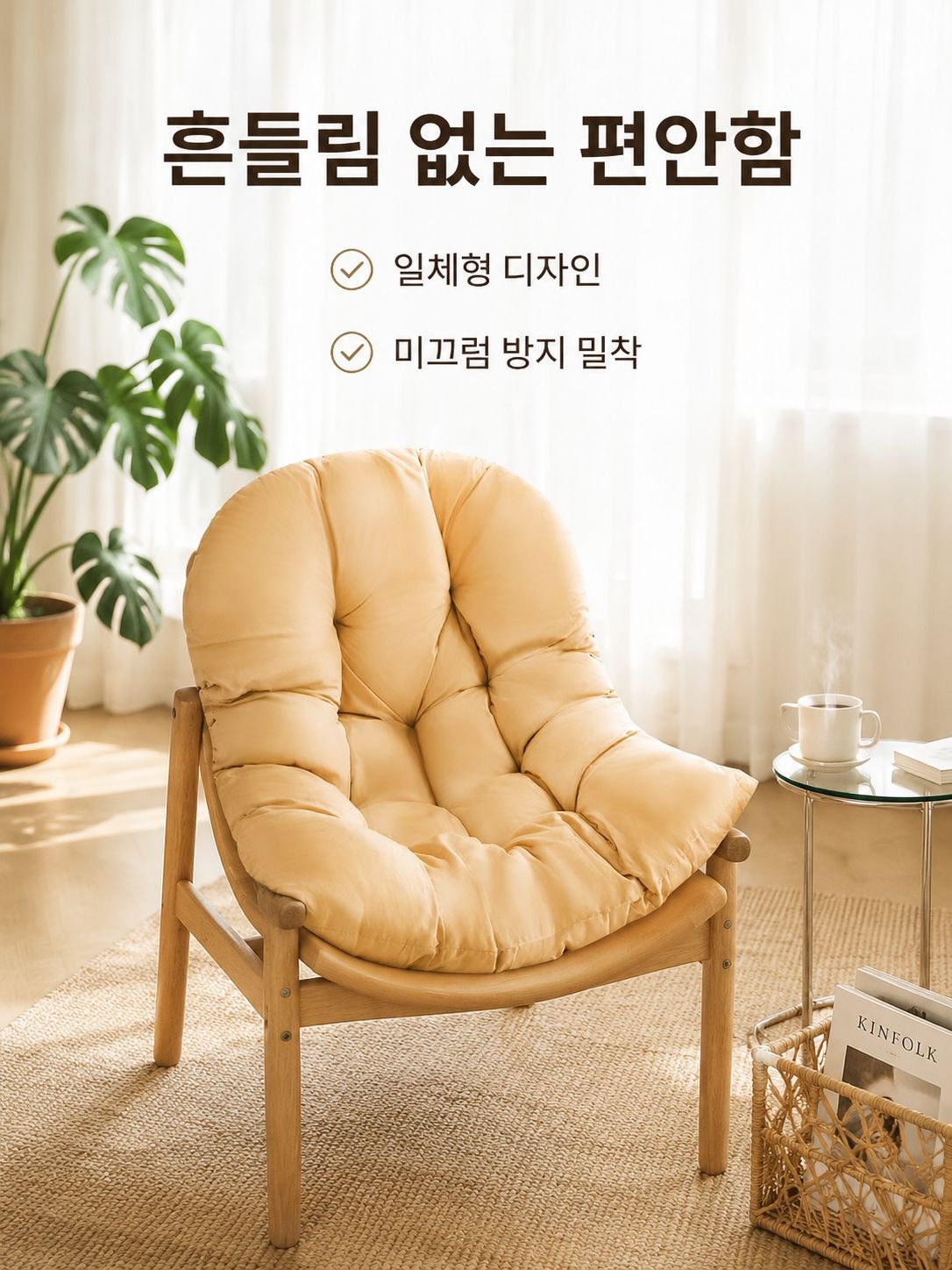 더 두껍게 더 크게 싱글 소파 패드 더 크게